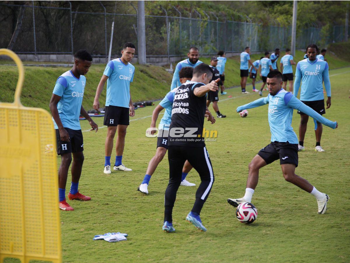 Honduras realiza primer entreno pensando en el debut eliminatorio ante Cuba con cuatro ausencias, ¡volvió Palma!