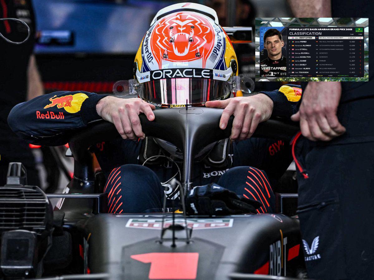 Max Verstappen marca el ritmo en la primera sesión del GP de Arabia Saudita, ¿Quiénes quedaron segundo y tercero?