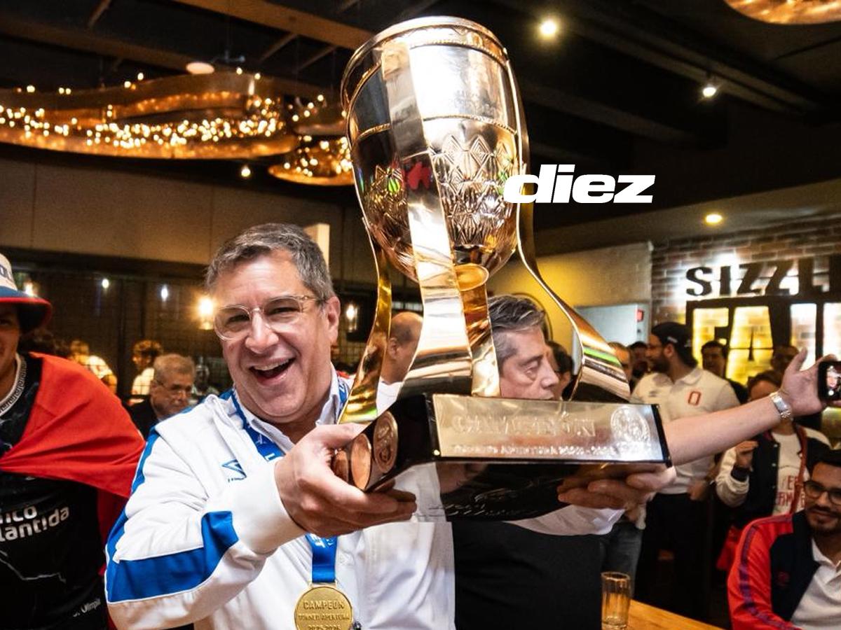 Rafael Villeda suma un título más con Olimpia: Los presidentes de clubes con más trofeos ganados en Liga Nacional de Honduras