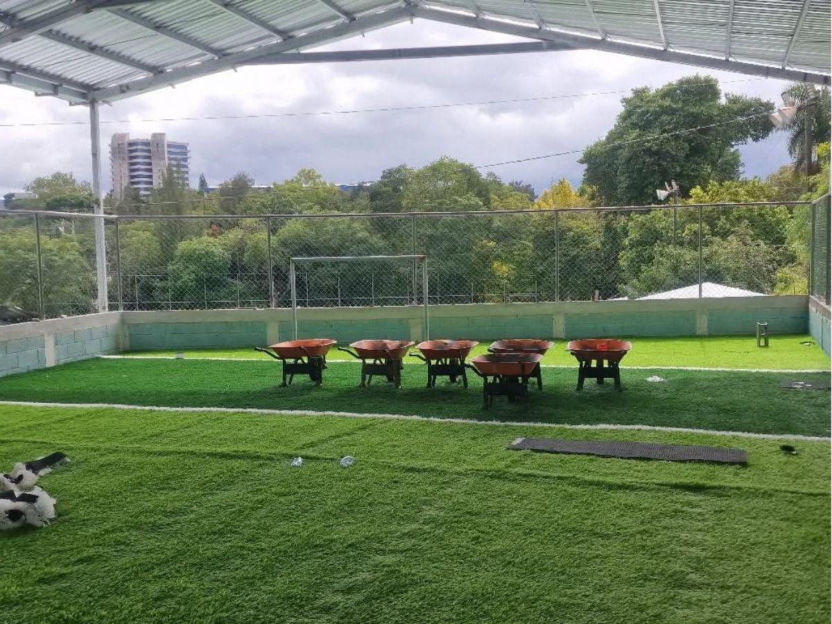 Condepor arranca con la instalación de la grama sintética en la cancha Dientes de Leche