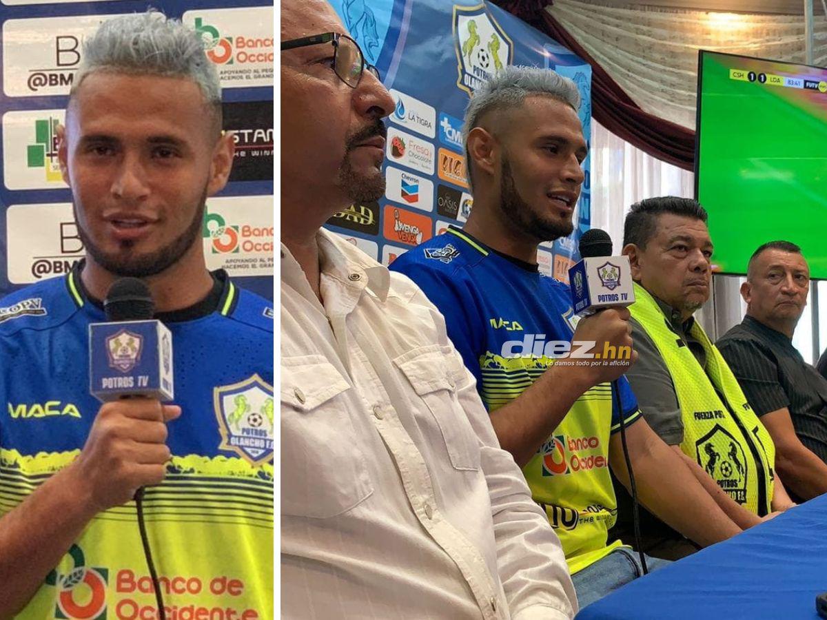 Olancho FC presenta a Alexander López: Dorsal que usará y confiesa por qué firmó con Potros en la Liga Nacional de Honduras