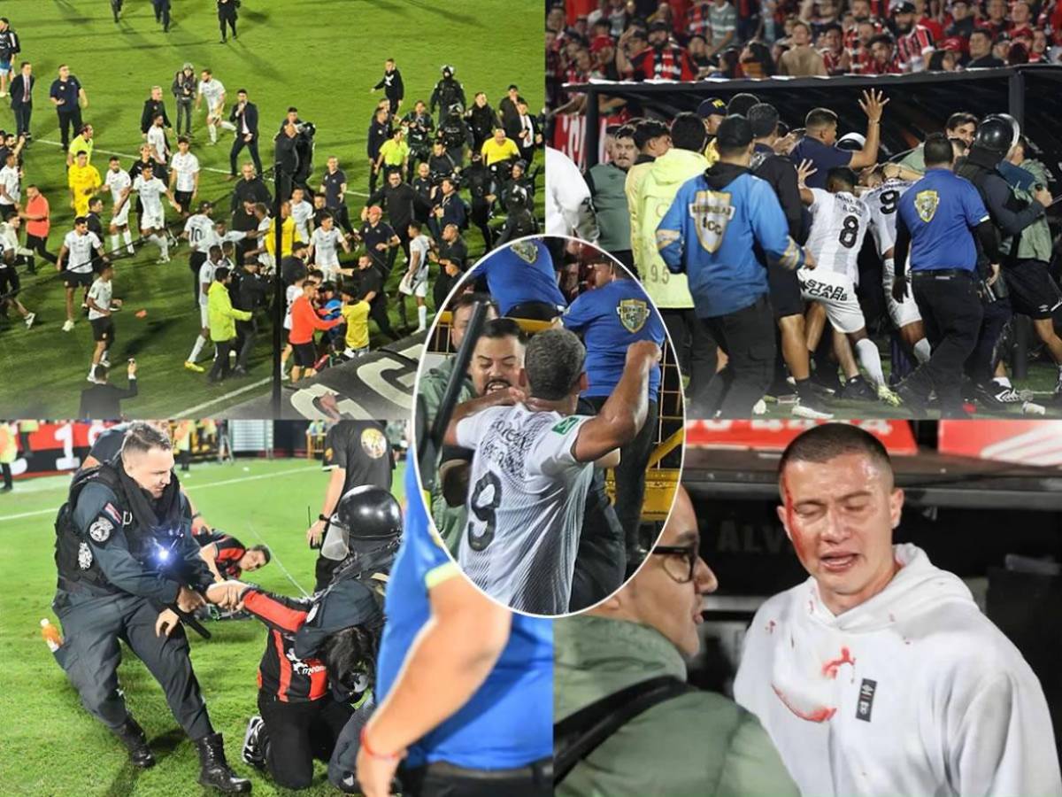 Batalla campal en Costa Rica: Así fue el zafarrancho entre Alajuelense-Herediano en la gran final, ¡golpes y sangre!