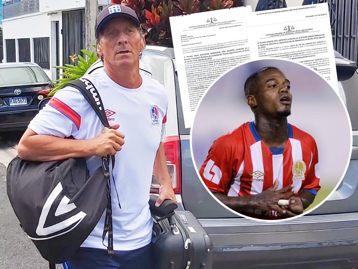 Comisión de Disciplina no perdona a Troglio y le endosa tremendo castigo por su expulsión en Tocoa; Solani, castigado de oficio