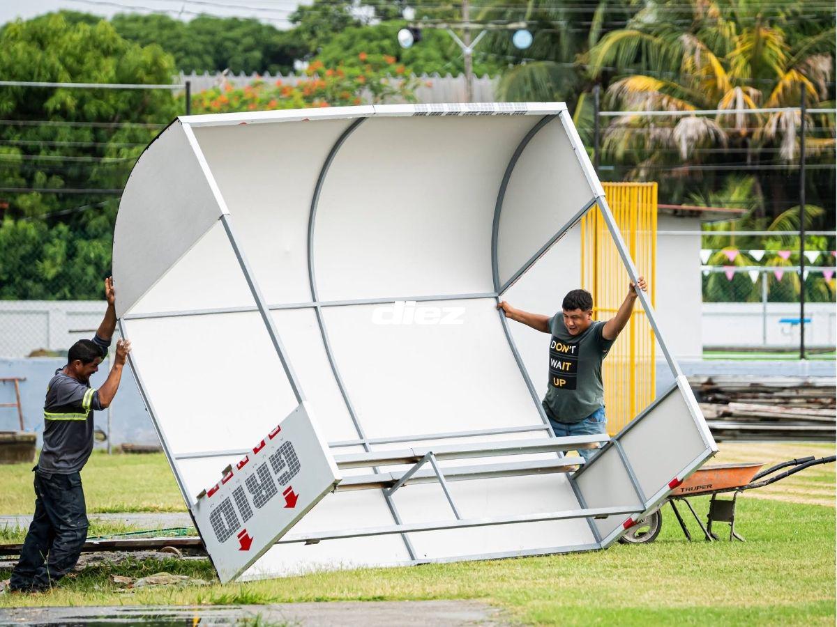 ¡Una belleza! La nueva cara del Estadio Excélsior de Puerto Cortés: Estos son los modernos cambios de la casa del Platense