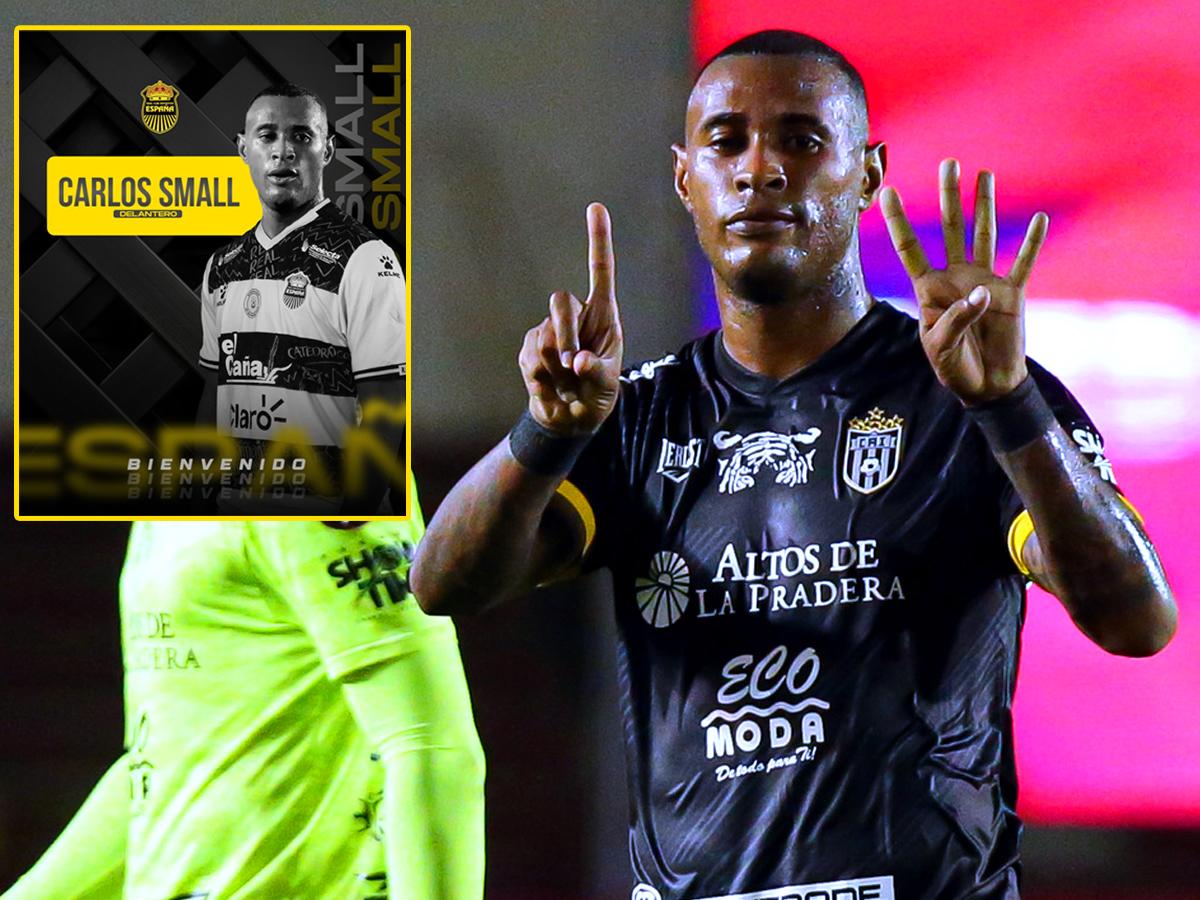 Real España oficializa el fichaje del delantero Carlos Small, campeón goleador con el CAI de Panamá
