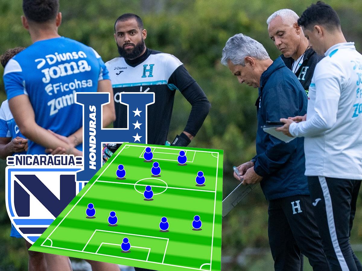 ¡Con cambios! Honduras y su alineación para jugar contra Nicaragua; el 11 con el que Rueda sorprenderá al 'Fantasma'