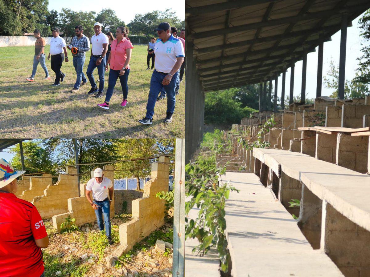 Condepor reconstruirá el olvidado estadio Milton “Chocolate” Flores de La Lima, Cortés