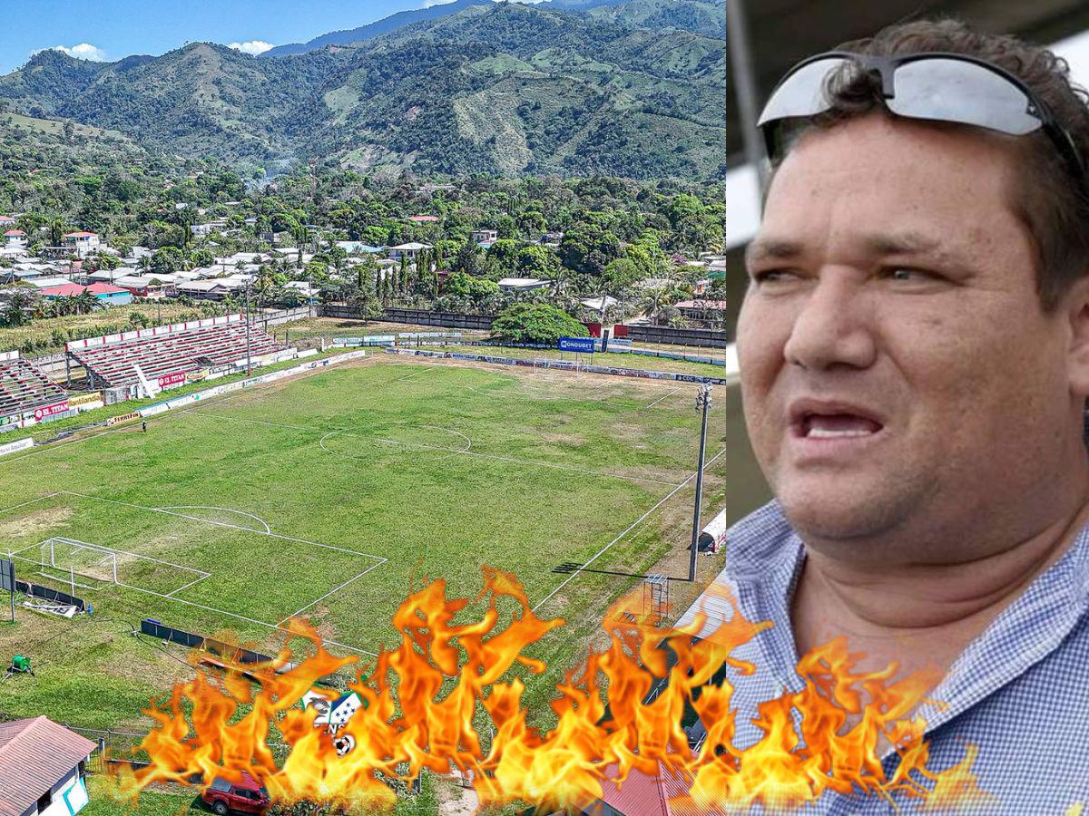 Elencoff explota y sale en defensa del Estadio Francisco Martínez de Tocoa: Qué vergüenza estos comentarios