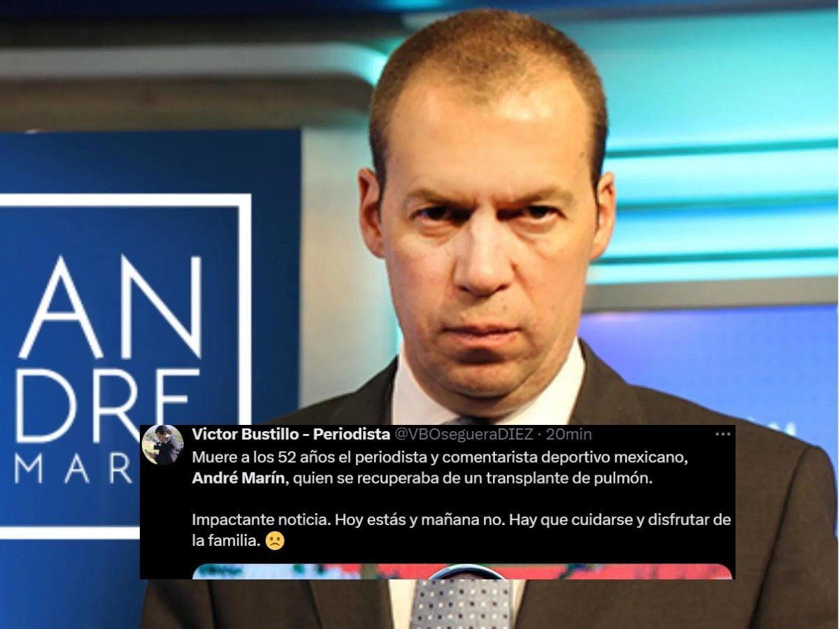 “Golpe al periodismo deportivo”: la prensa mexicana llora el fallecimiento de André Marín a sus 52 años de edad