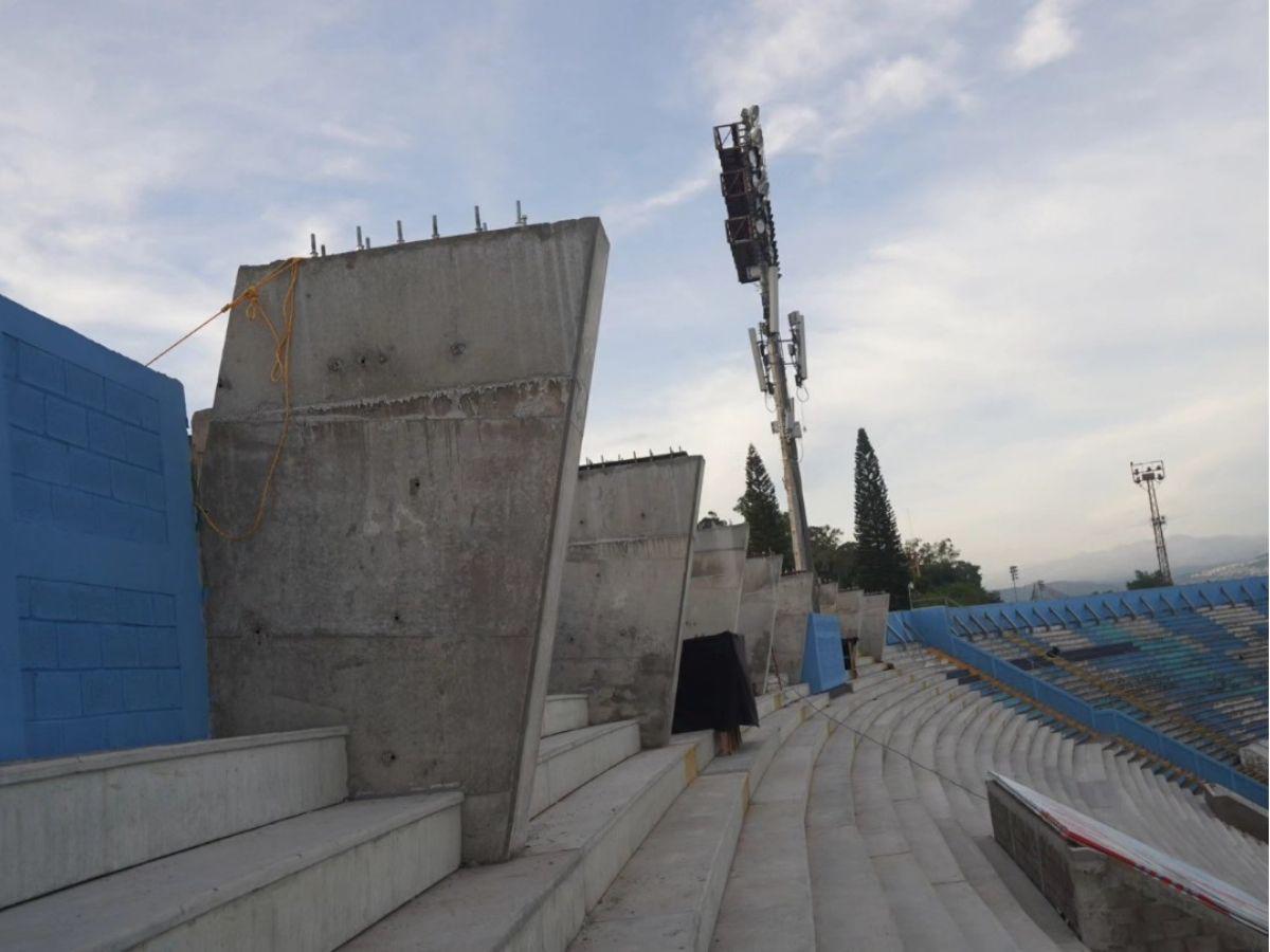 Condepor pone en marcha una de las fases decisivas de la instalación del nuevo techado en el Estadio Nacional