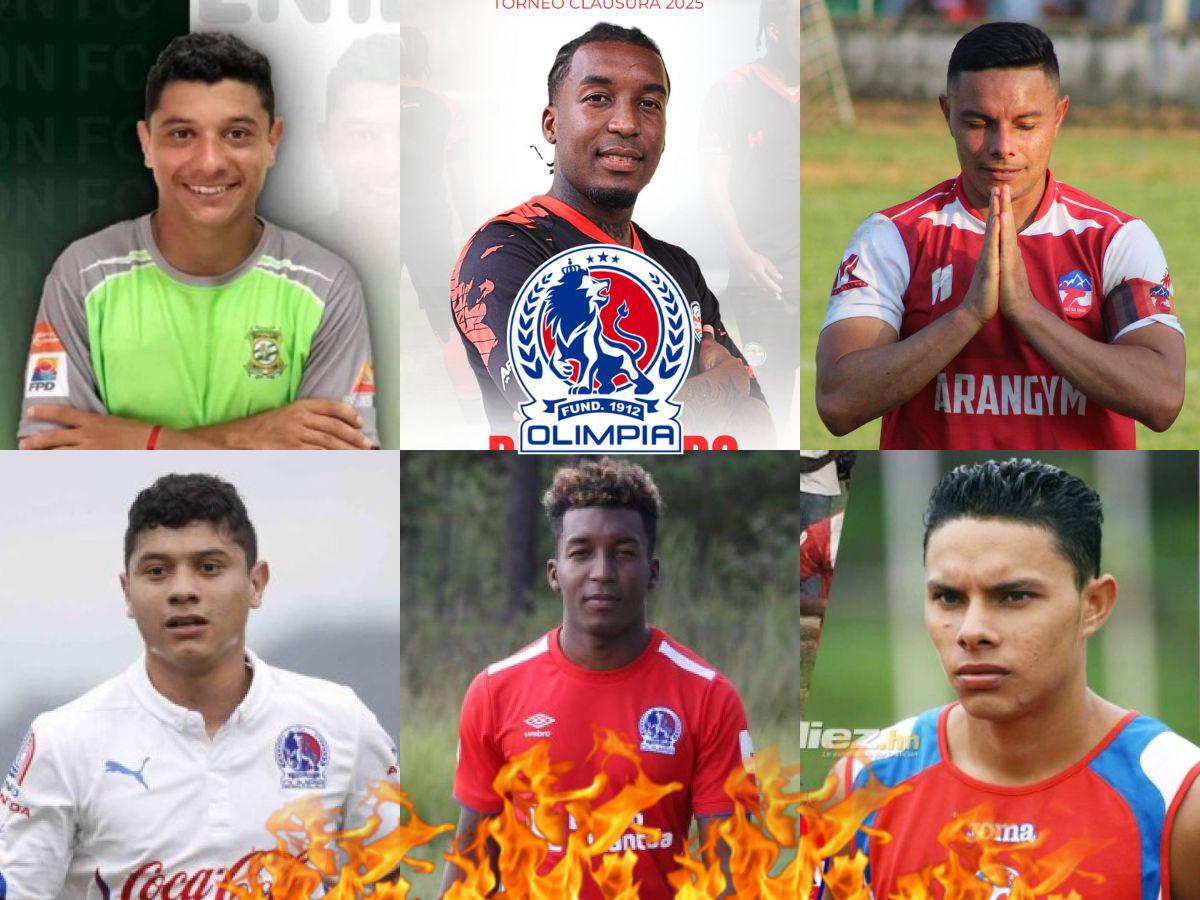 Los 10 futbolistas que pintaban para cracks en Olimpia y ahora deambulan por la segunda división de Honduras