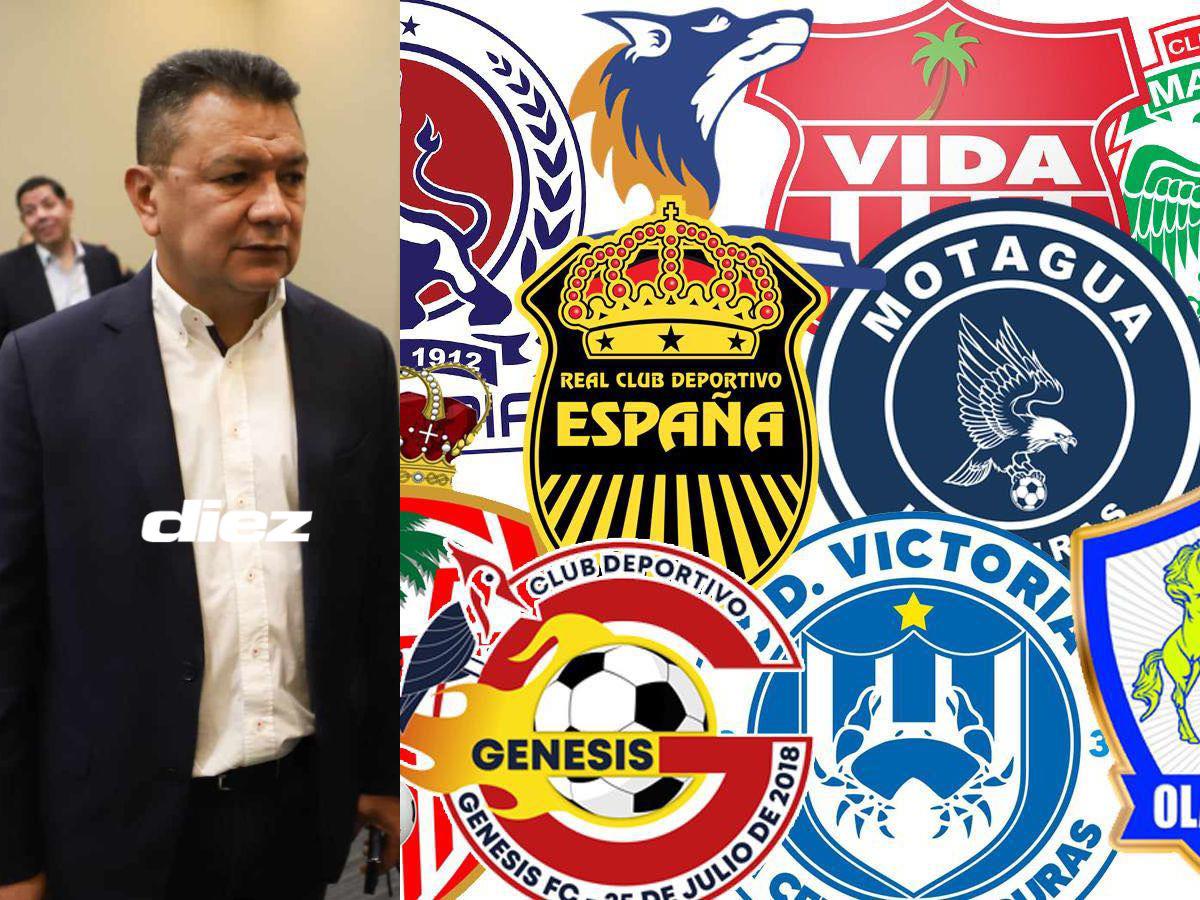 Presidente de Liga Nacional lo revela: requisitos para jugar en primera y el descenso con 12 equipos, ¿VAR en el Clausura?