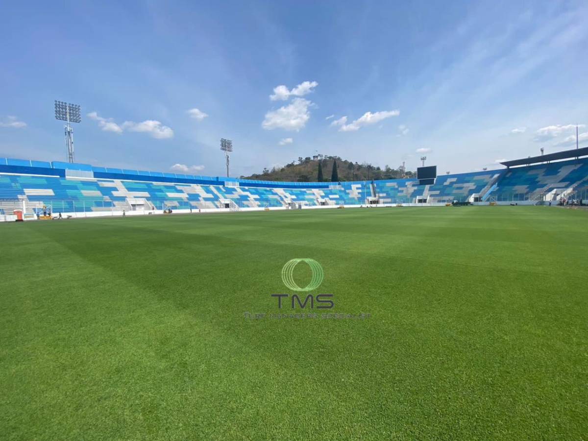 ¡Mesa de billar! Así luce la nueva cancha del Estadio Nacional Chelato Uclés: ¿la mejor grama de Centroamérica?