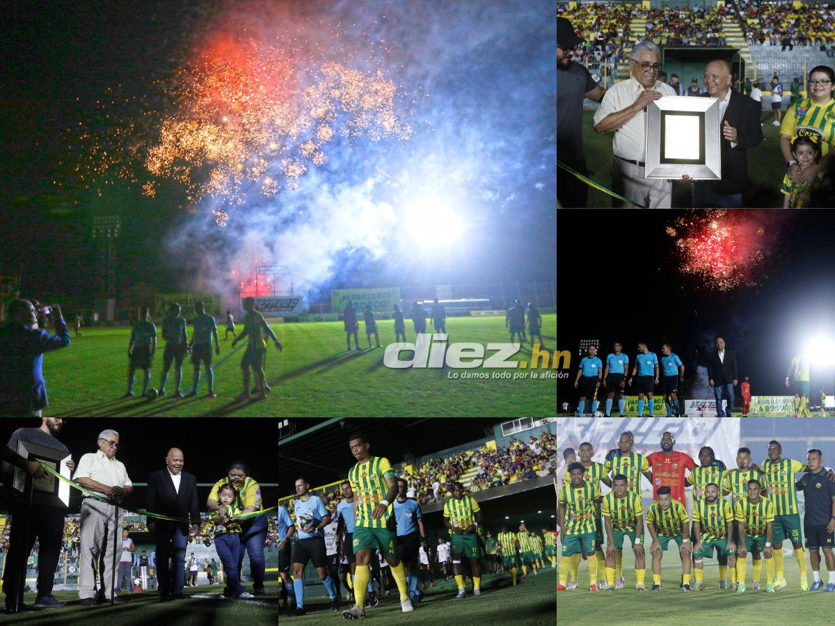 Histórico: Parrillas One inaugura bajo tremendo ambientazo la luz artificial en el Estadio Luis Girón en la Liga de Ascenso
