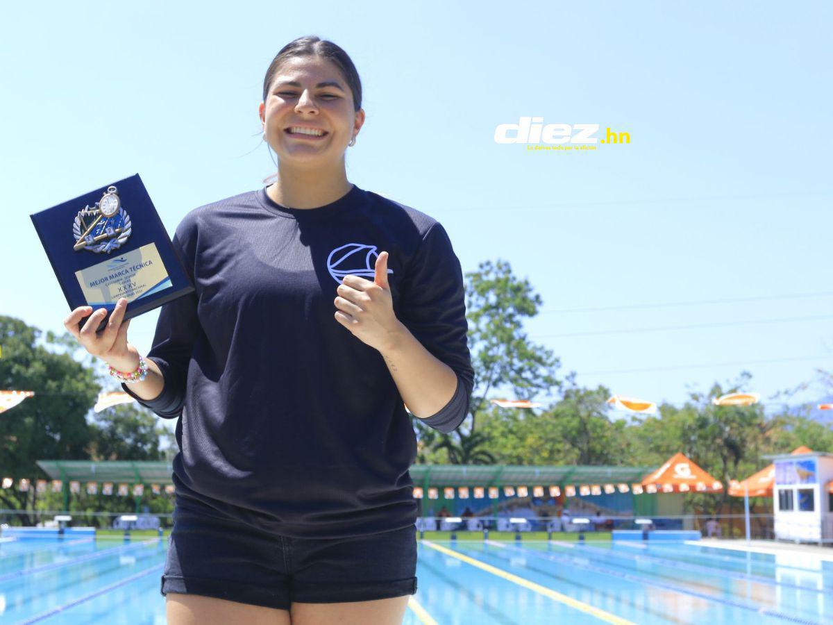 Sara ganó el premio a Mejor Marca Técnica durante el Torneo Nacional Juvenil. Foto: Neptali Romero.