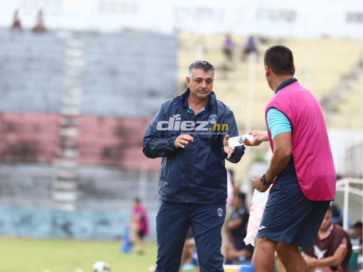 No se vio en TV: Motagua estrenó piel, barra del ciclón desató infierno azul, bronca del Victoria y el gesto Serrano