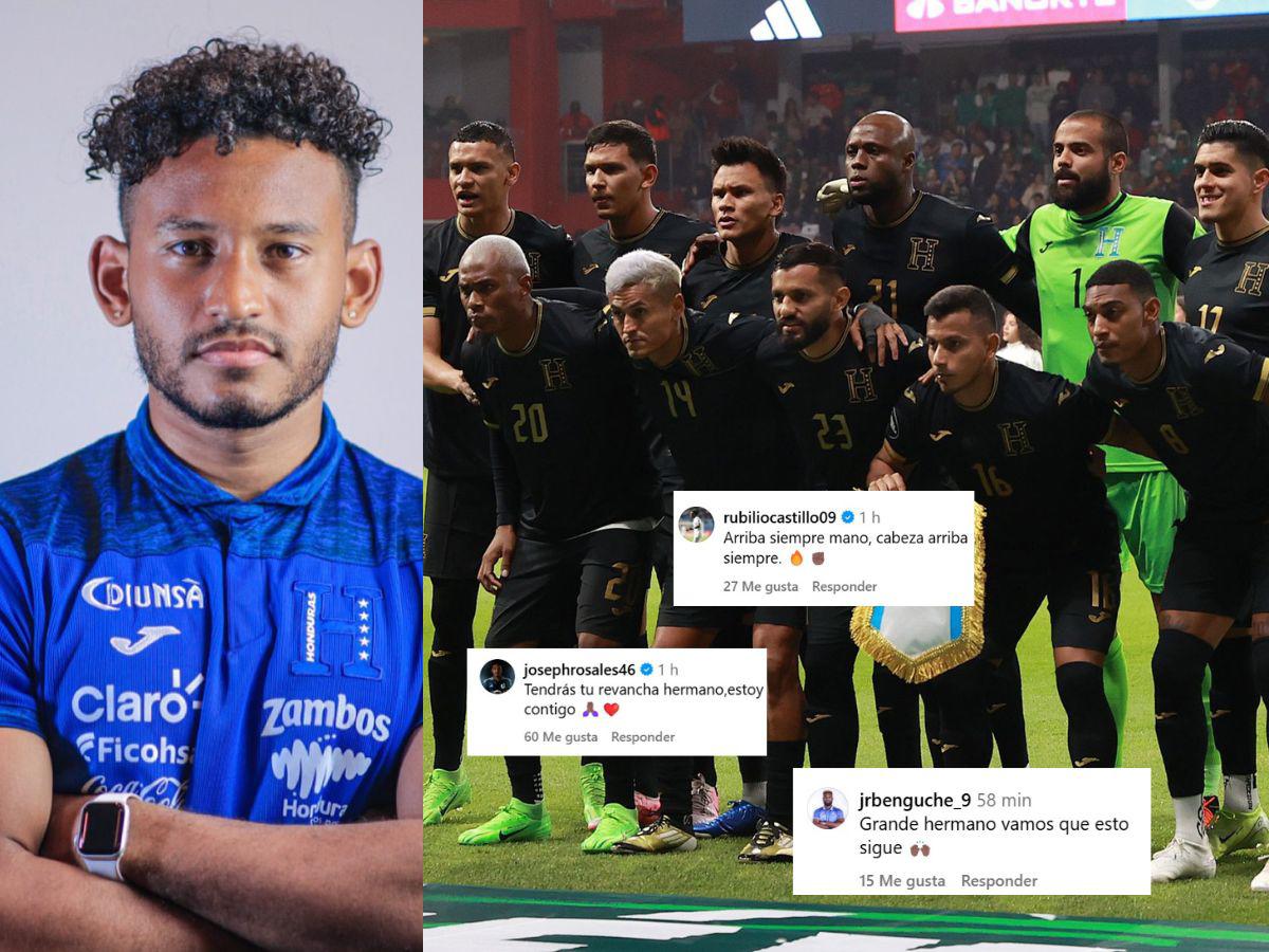 Futbolistas de Honduras se vuelcan en apoyo a Juan Carlos Obregón, blanco de críticas del México vs Honduras en Toluca