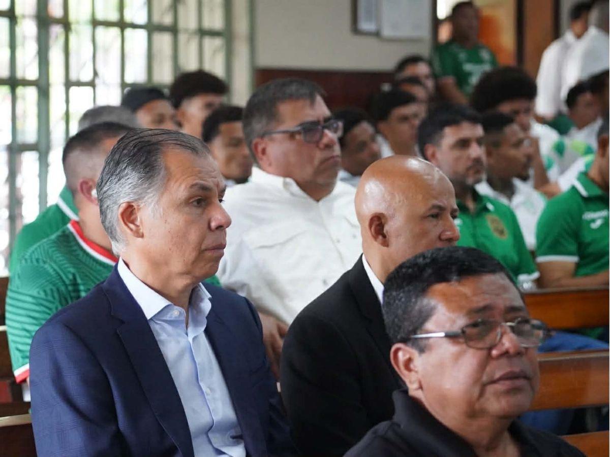 ¡Llanto, dolor y lágrimas! Así fue la triste misa de cuerpo presente de Orinson Amaya, presidente del Marathón