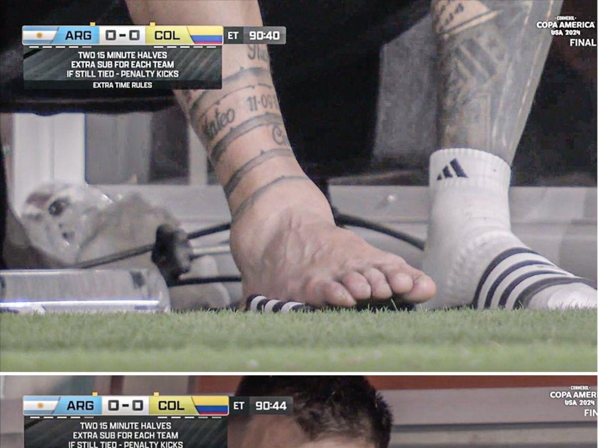 El llanto desconsolado de Messi, su horrible lesión de tobillo y las lágrimas de Di María en la final de Copa América