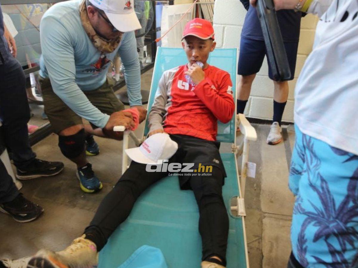 Shin Fujiyama hace historia en Honduras: Así fue el recibimiento al japonés tras cumplir el reto de 250 km