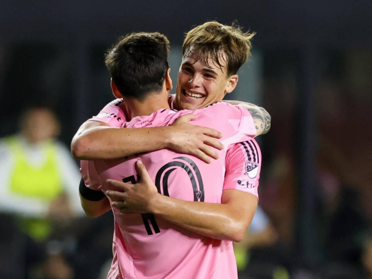 Messi protagoniza pelea, el tremendo beso que le dieron y David Ruiz celebra con Leo el título de Inter Miami en la MLS