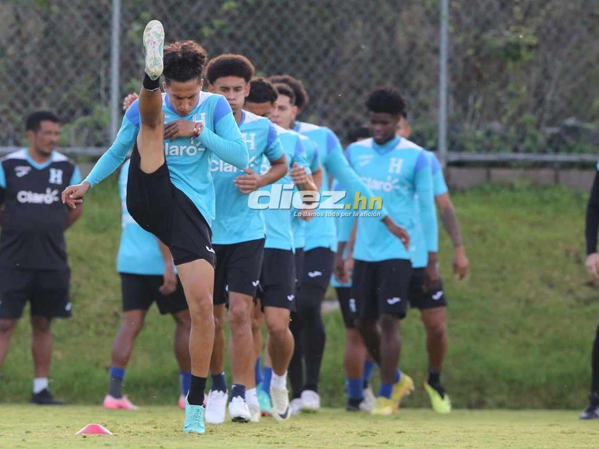 Luis Palma lució su talento y hubo cumpleaños en el CAR en último entreno de Honduras antes de la batalla ante Cuba