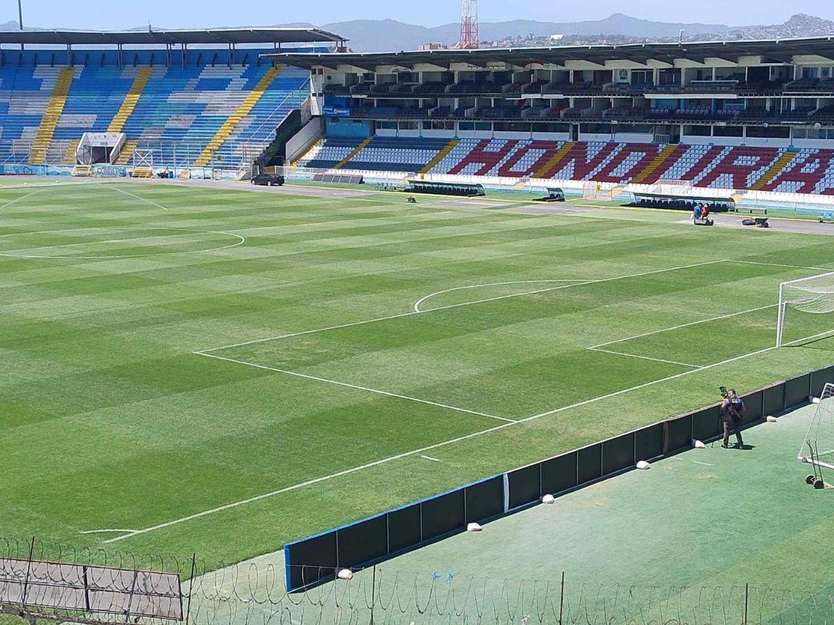 ¡Con otra cara! Así luce la grama del Estadio Nacional Chelato Uclés tras el control de las dos plagas