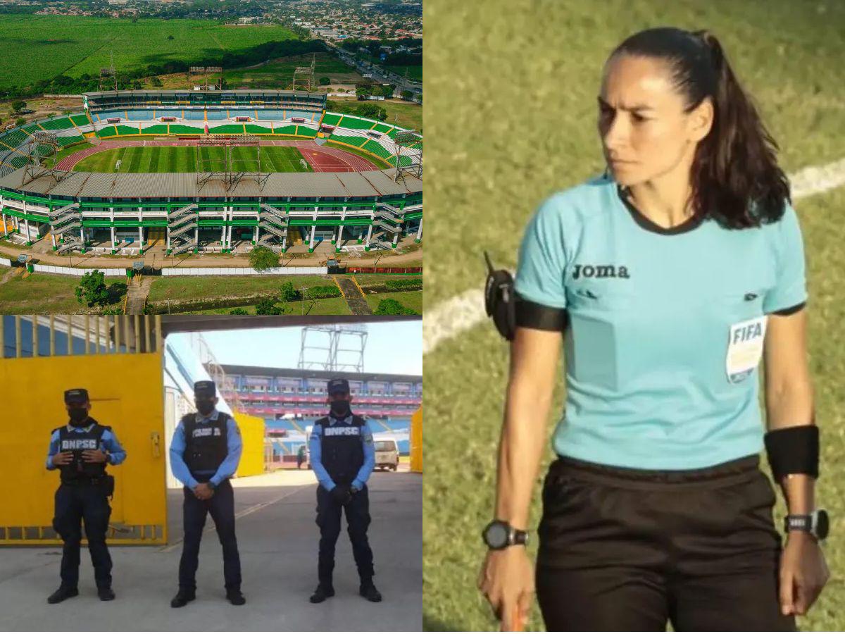 Árbitra involucrada en polémica del clásico Marathón vs Real España sufre asalto en el Estadio Olímpico de San Pedro Sula