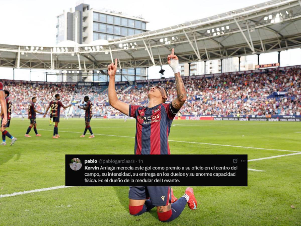 El mejor, Domingo feliz y Premio al oficio: la reacción de la prensa al golazo de Kervin Arriaga en la Liga Española