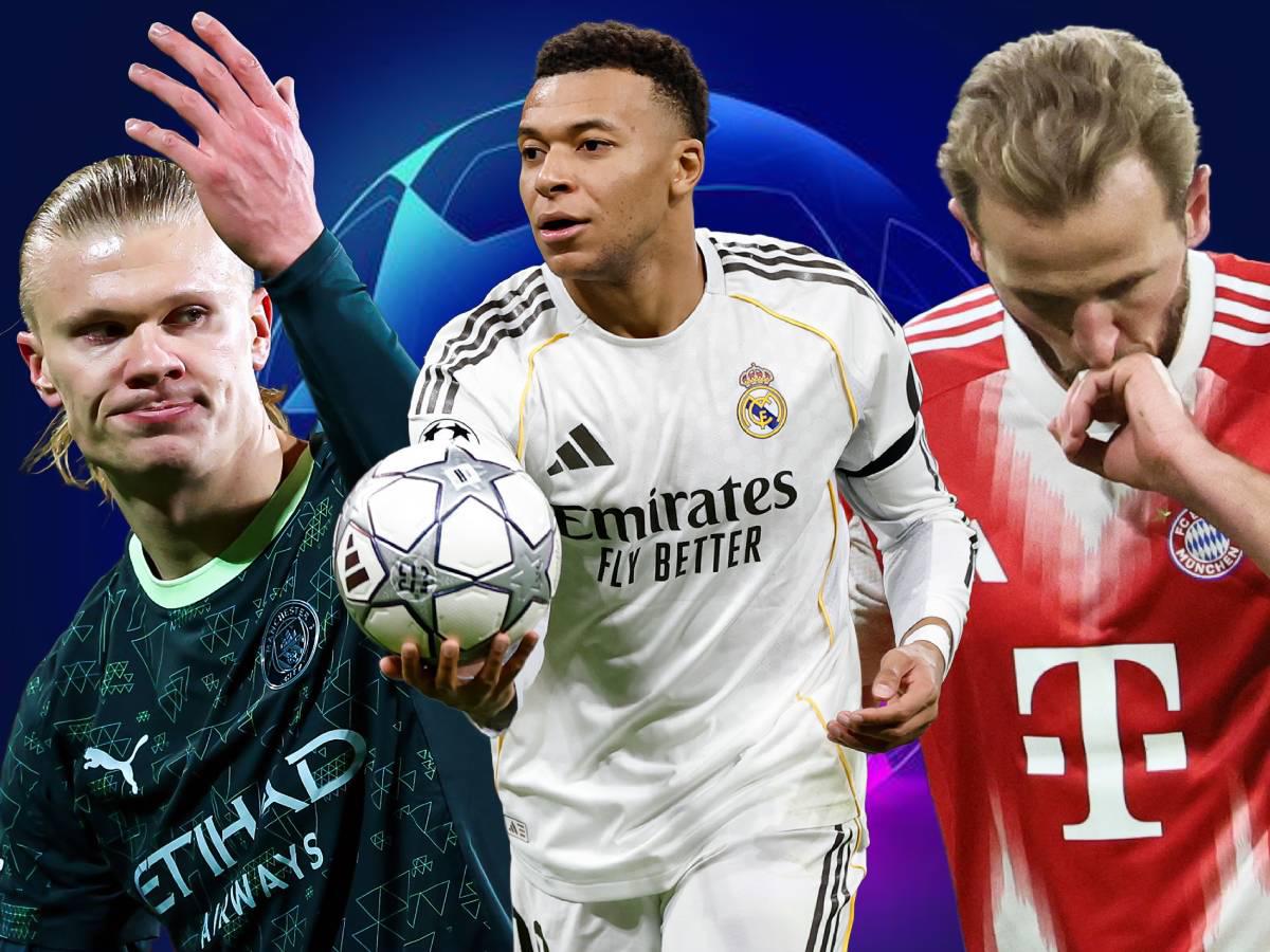 Tabla de goleadores de Champions League: marcó un doblete y le mete presión a Mbappé; Haalad sufre duro golpe en el top