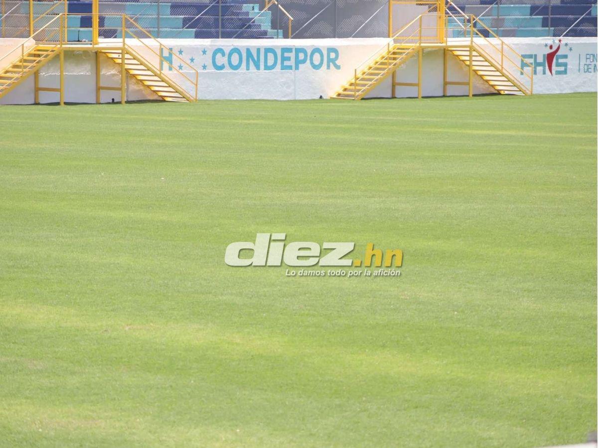 ¡Vienen dugouts nuevos! Así preparan el Estadio Morazán para su reapertura en el clásico Real España vs Olimpia