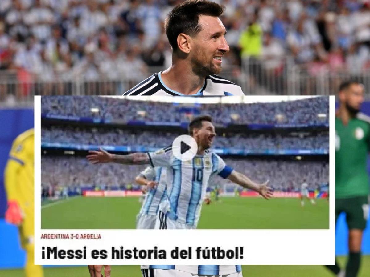 Siempre tiene alguna ayudita: la prensa sobre el hat-trick de Messi en el Mundial