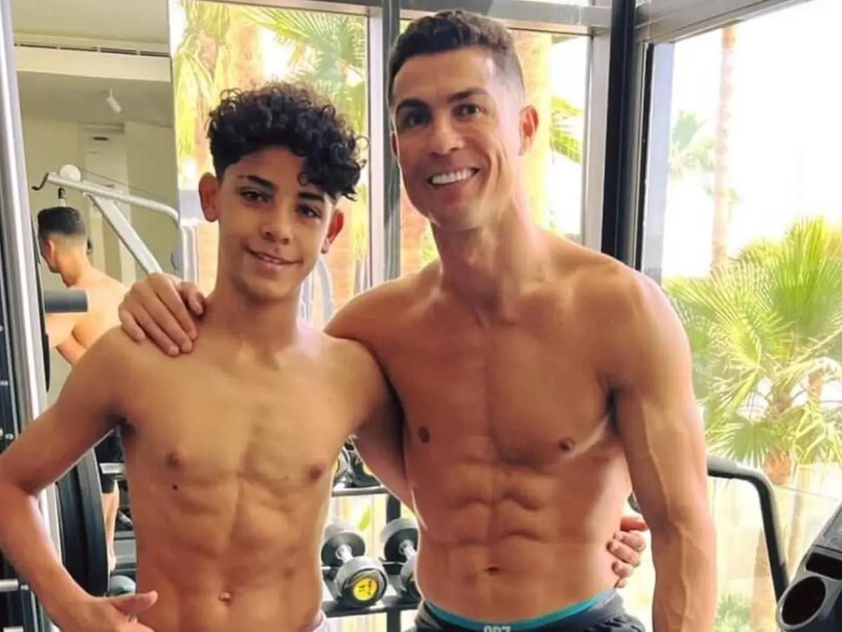 ¿Su novia o hermana? La verdad sobre la misteriosa chica que aparece junto al hijo de Cristiano Ronaldo y que 12 años mayor