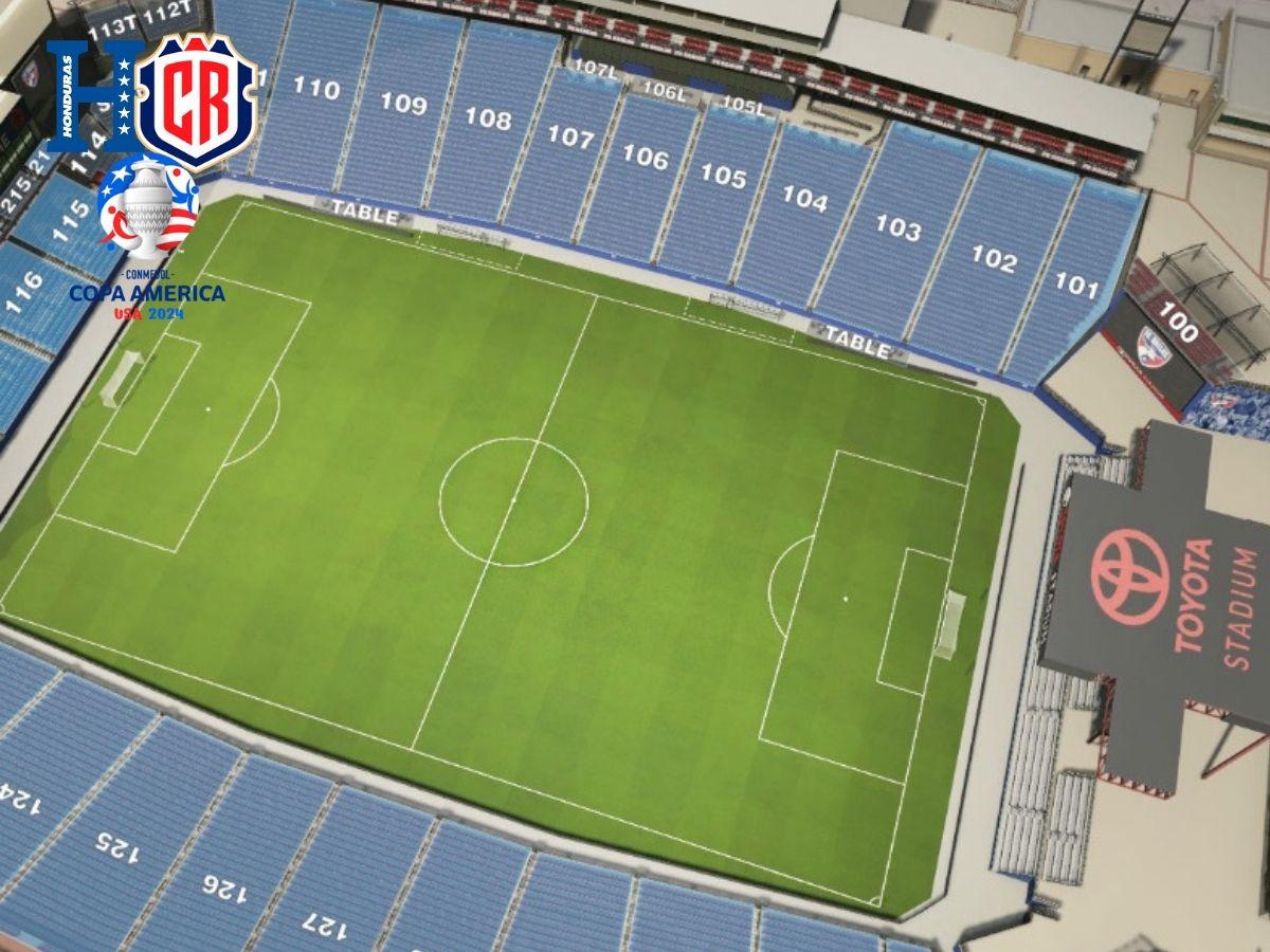 El Honduras vs Costa Rica se jugará a estadio lleno en el Toyota Stadium de Dallas, Estados Unidos.