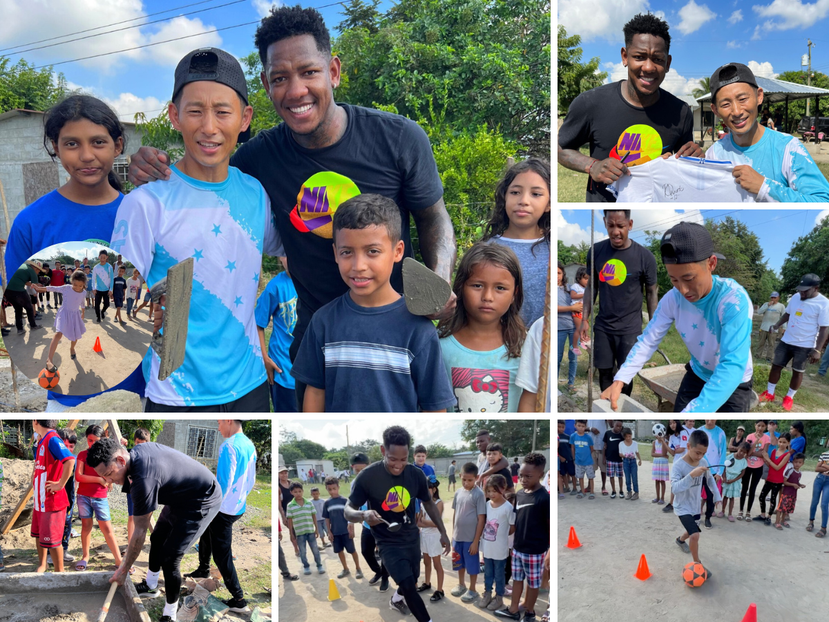 Quioto se une al influencer Shin Fujiyama en la construcción de una escuela en la Rivera Hernández de San Pedro Sula