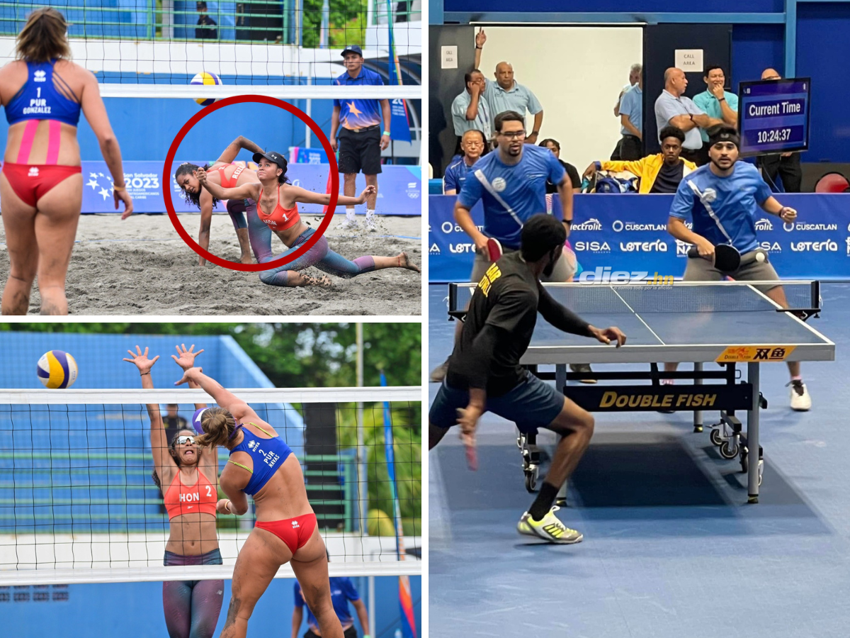 Honduras sufre revés en su debut en tenis de mesa y voleibol de playa en los Juegos Centroamericanos y del Caribe en El Salvador 2023