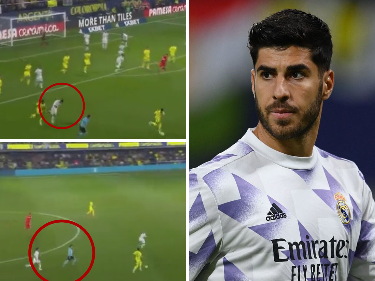 Insólito: Marco Asensio se come el ridículo de su vida tras papelón con el árbitro del Villarreal - Real Madrid