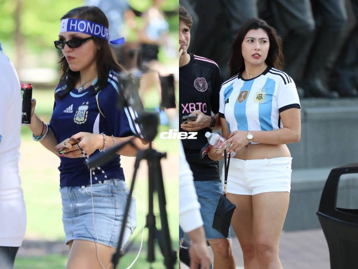 ¿Quién era la hondureña de jean azul? Argentinas y catrachas roban miradas