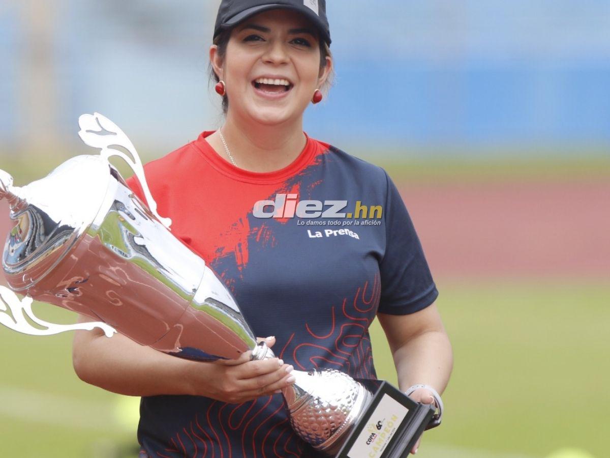 Derroche de bellezas en el Marathón-Victoria, revelan hermoso trofeo y ¿quién es la linda árbitra de la Copa La Prensa?