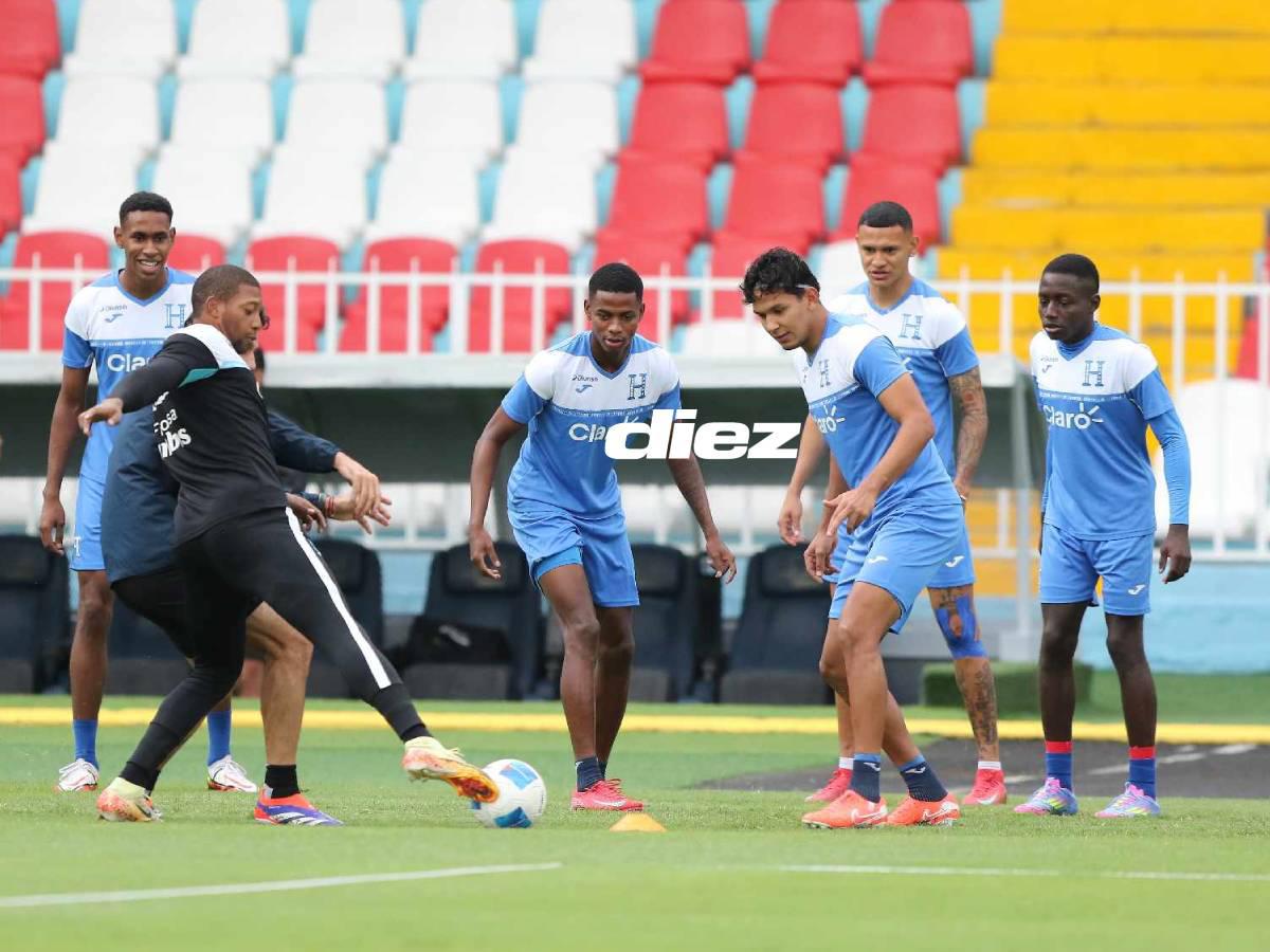 ¡Visitas sorpresa! Legionario se bajó del avión directo al entreno de la Selección de Honduras y un lesionado dijo adiós a la concentración