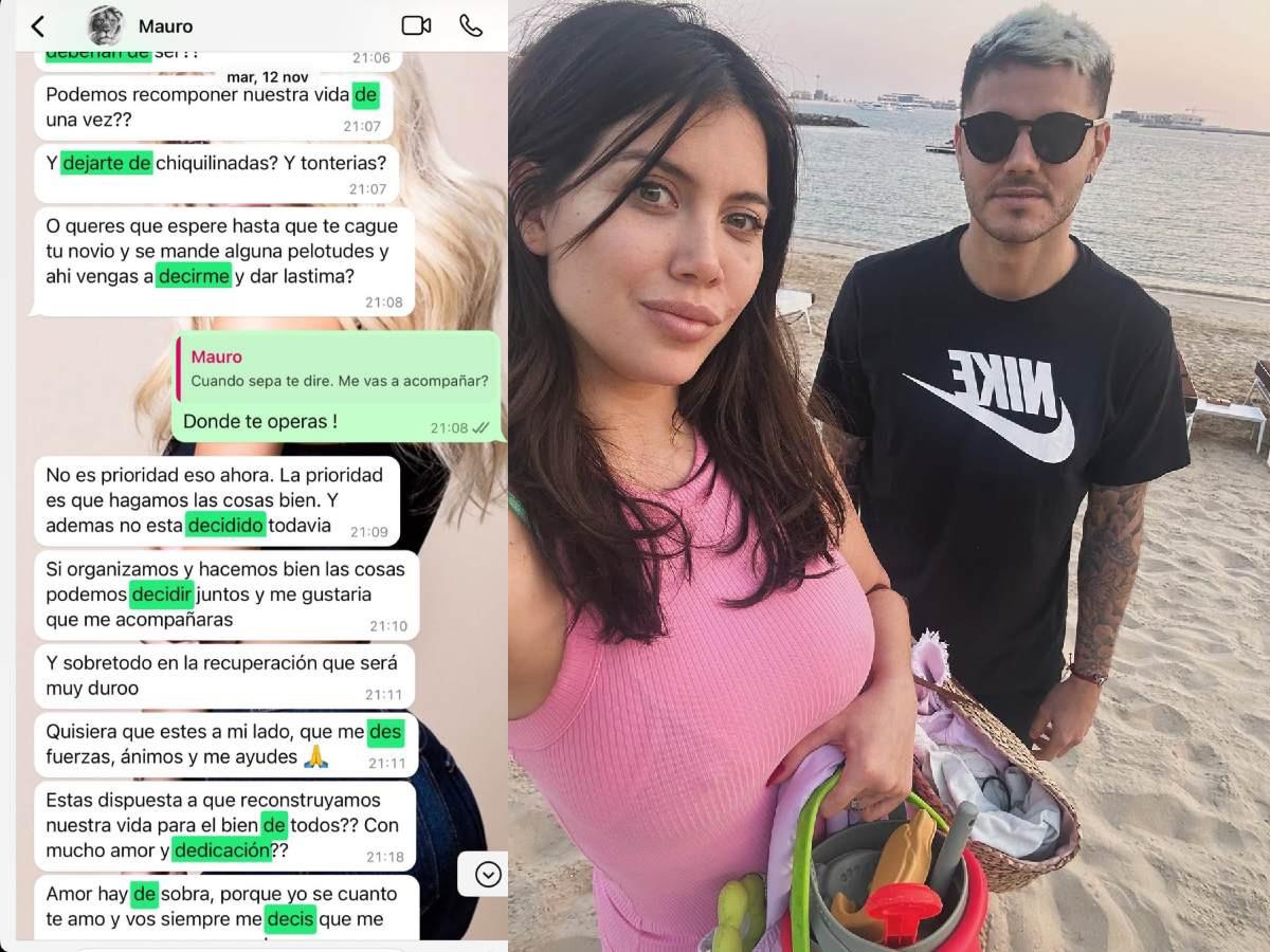 ¡Se filtraron chats! Icardi destapa infidelidades de Wanda Nara con un excompañero suyo: “En mi cama de Milán...”
