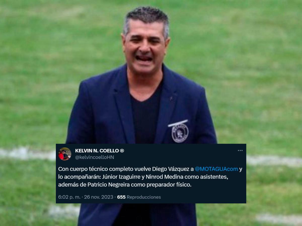 Prensa hondureña se rinde al retorno de Diego Vázquez al Motagua: “Volvió el más exitoso”, “Regresa el que no debió irse”