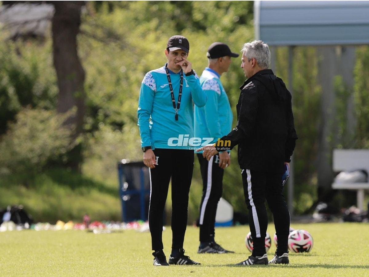 Con Ramón Núñez de invitado de lujo: Así pulió Reinaldo Rueda el último entreno de la Selección de Honduras en Dallas