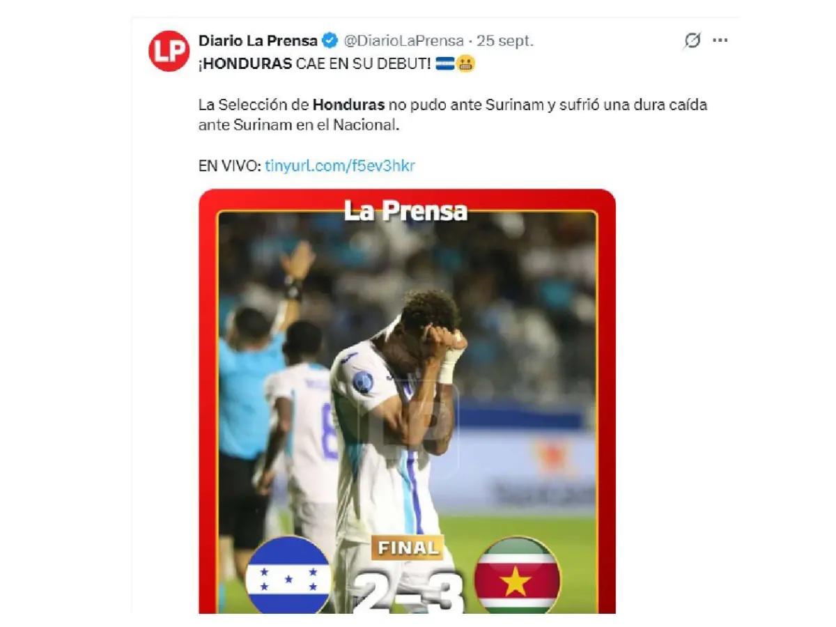 Los dos señalados tras la caída de Honduras y lo de Dereck: Tremenda decepción