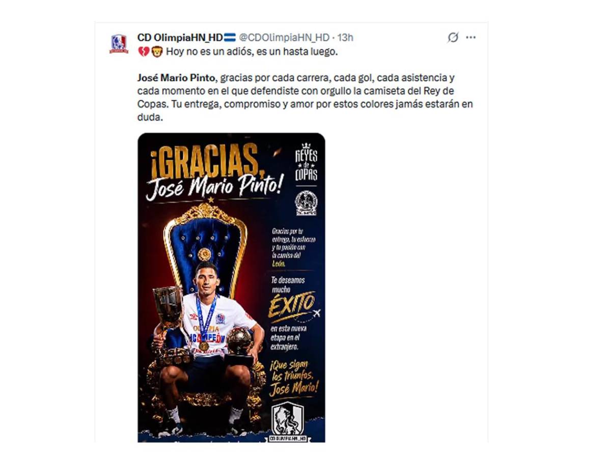 Todo por dinero, reacción de la prensa hondureña tras salida de Pinto de Olimpia