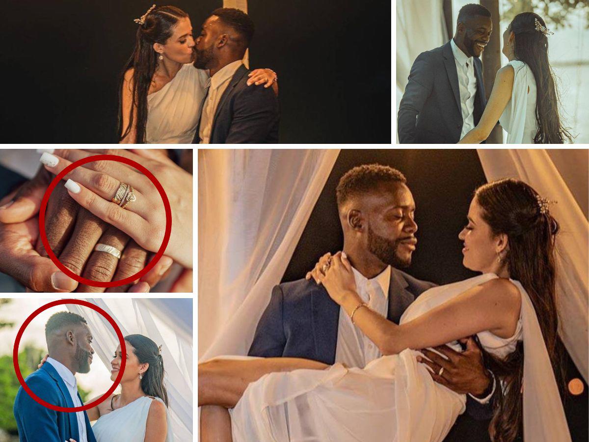 Goleador hondureño se jura amor eterno con licenciada salvadoreña en romántica boda en Puerto Cortés