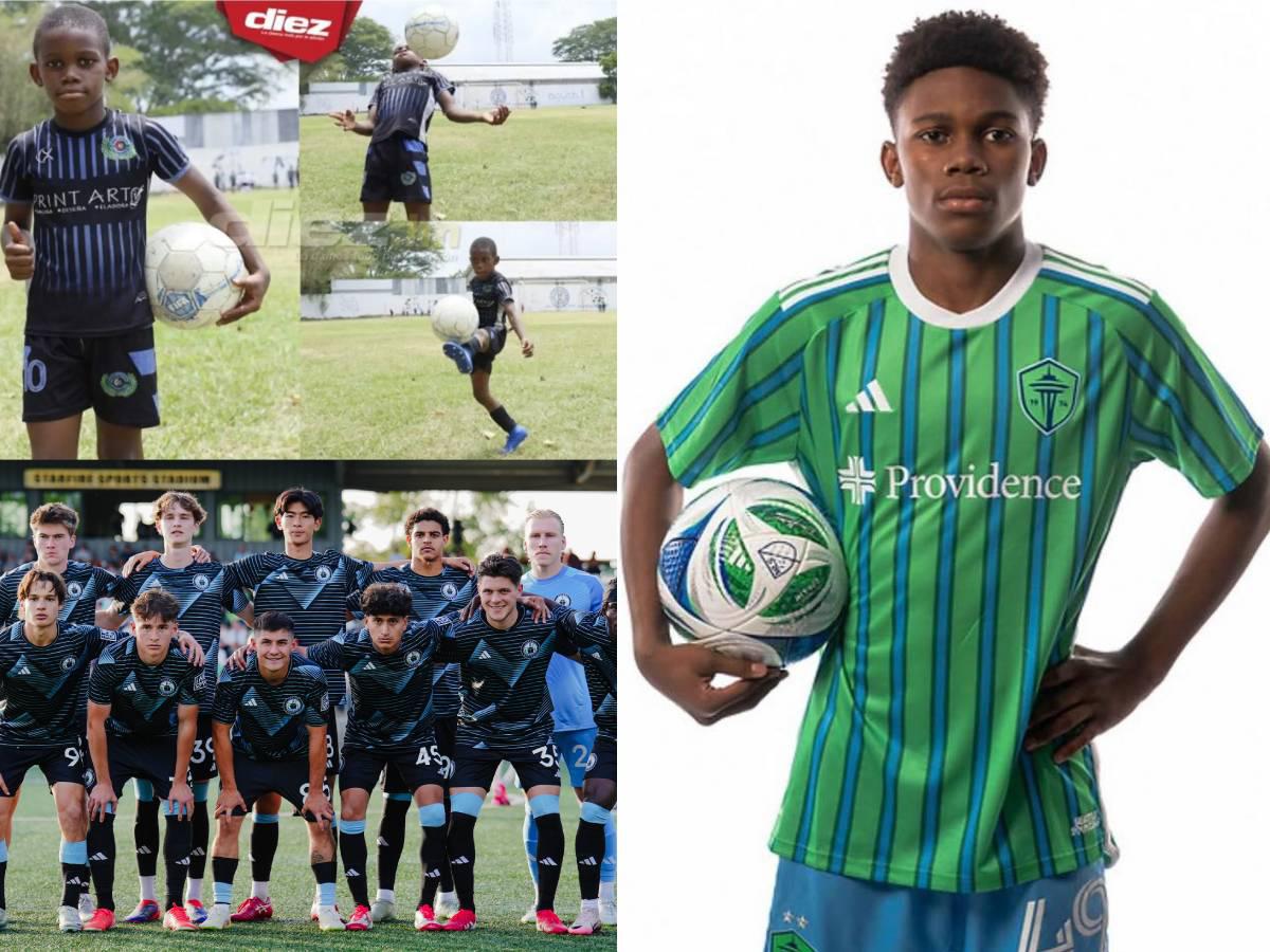 ¡La rompe con 14 años! Hondureño firmó su primer contrato profesional y está a un paso de debutar en la MLS