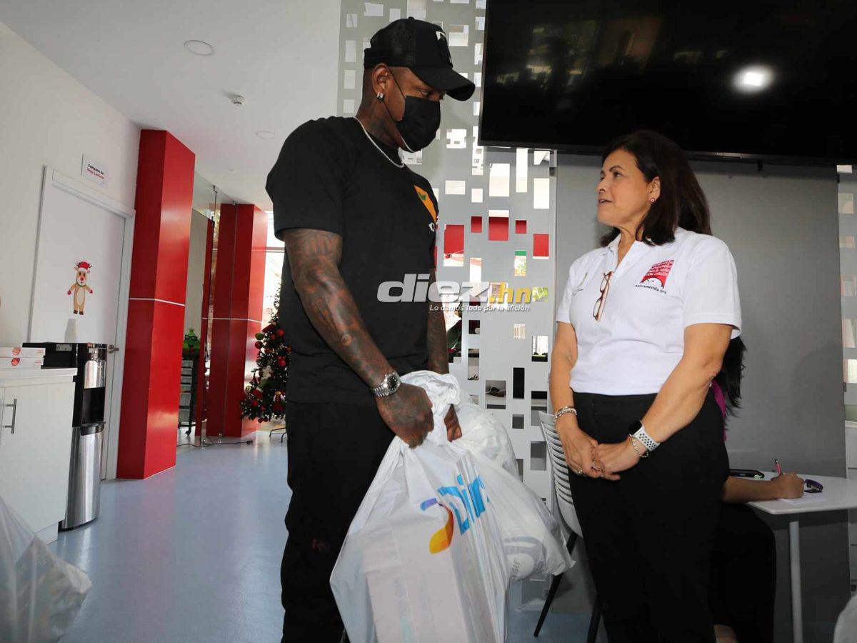 ¡Qué crack! El lindo gesto de Romell Quioto en la Fundación Hondureña para el Niño con Cáncer