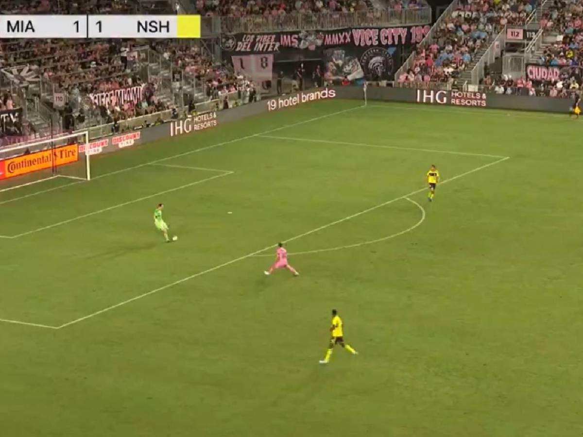 El 'regalo' a Messi, saludo entre Leo y Andy Nájar, celebración del hondureño y el premio que se llevó el 10 del Inter Miami