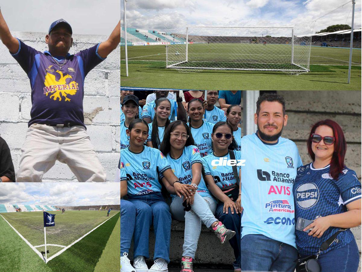 Hermosas hinchas del Génesis PN roban suspiros: Las fotos del estreno oficial del Estadio Roberto Suazo en Liga Nacional